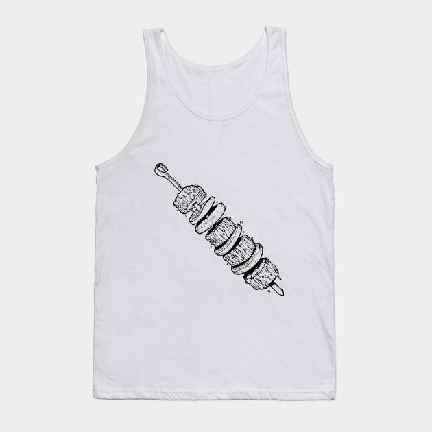 kebab on stick Tank Top by Yerlanio